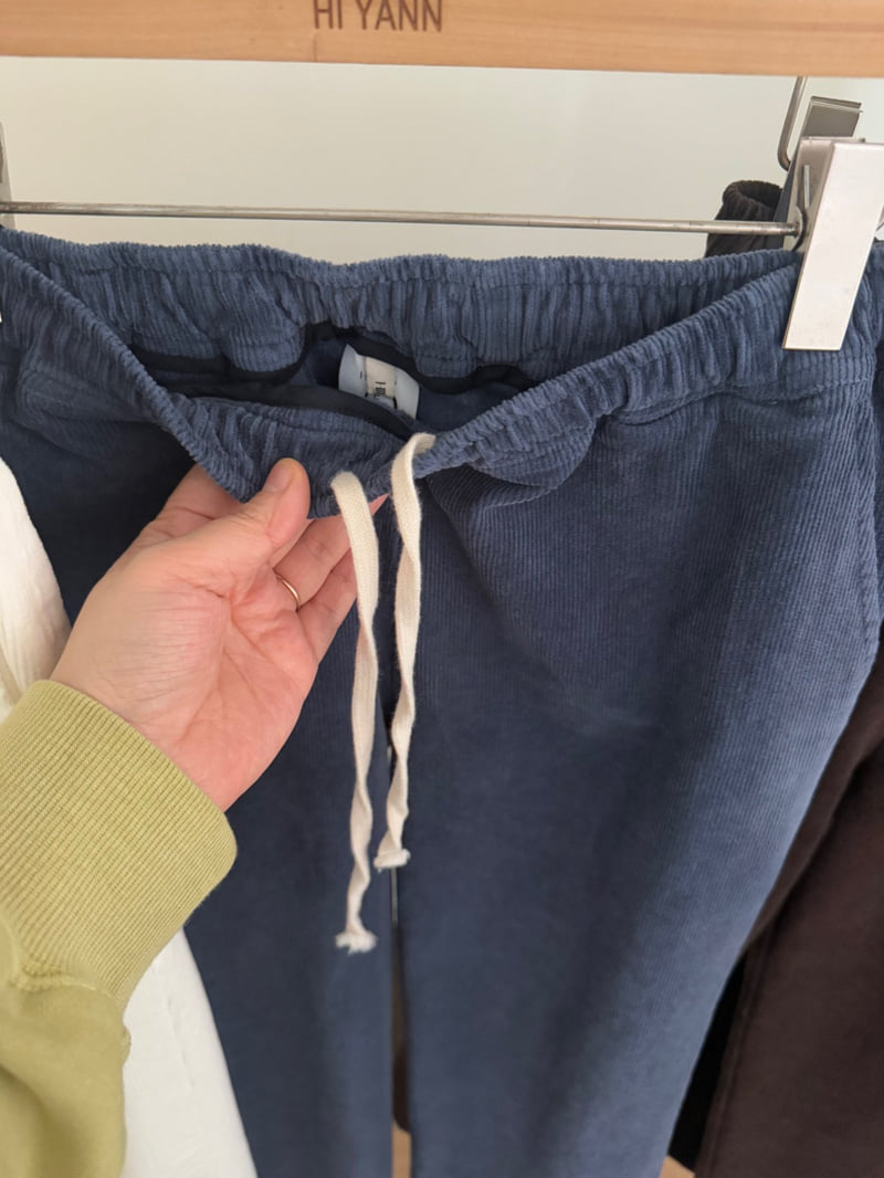 Hiyann - Korean Women Fashion - #momslook - Corduroy Soft Pants - 6