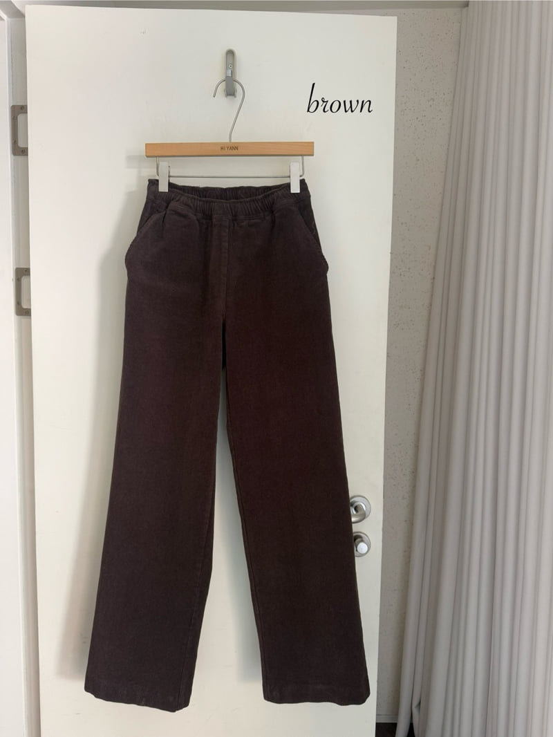 Hiyann - Korean Women Fashion - #momslook - Corduroy Soft Pants - 7