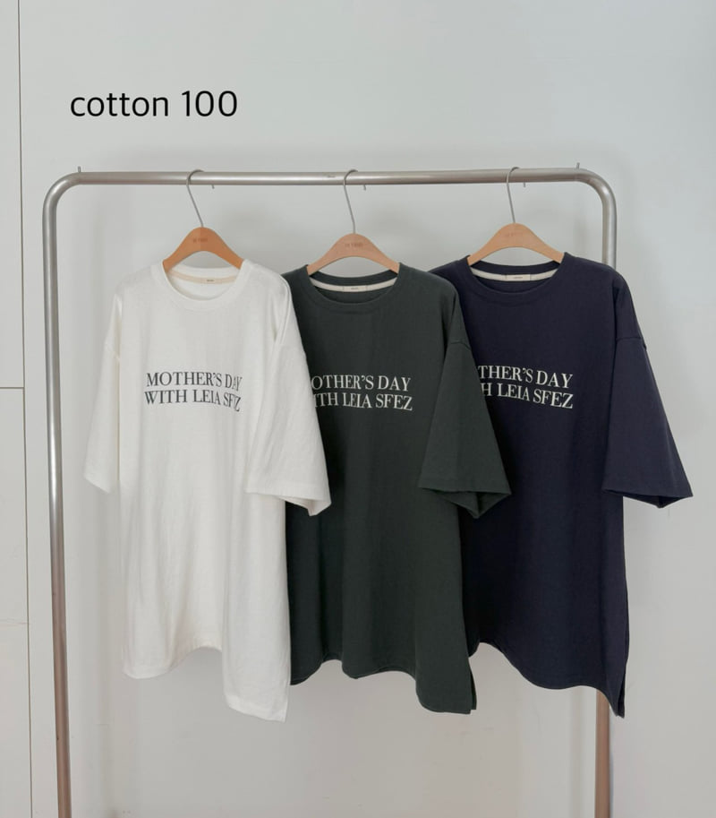 Hiyann - Korean Women Fashion - #momslook - Peach Song Sleeve Tee