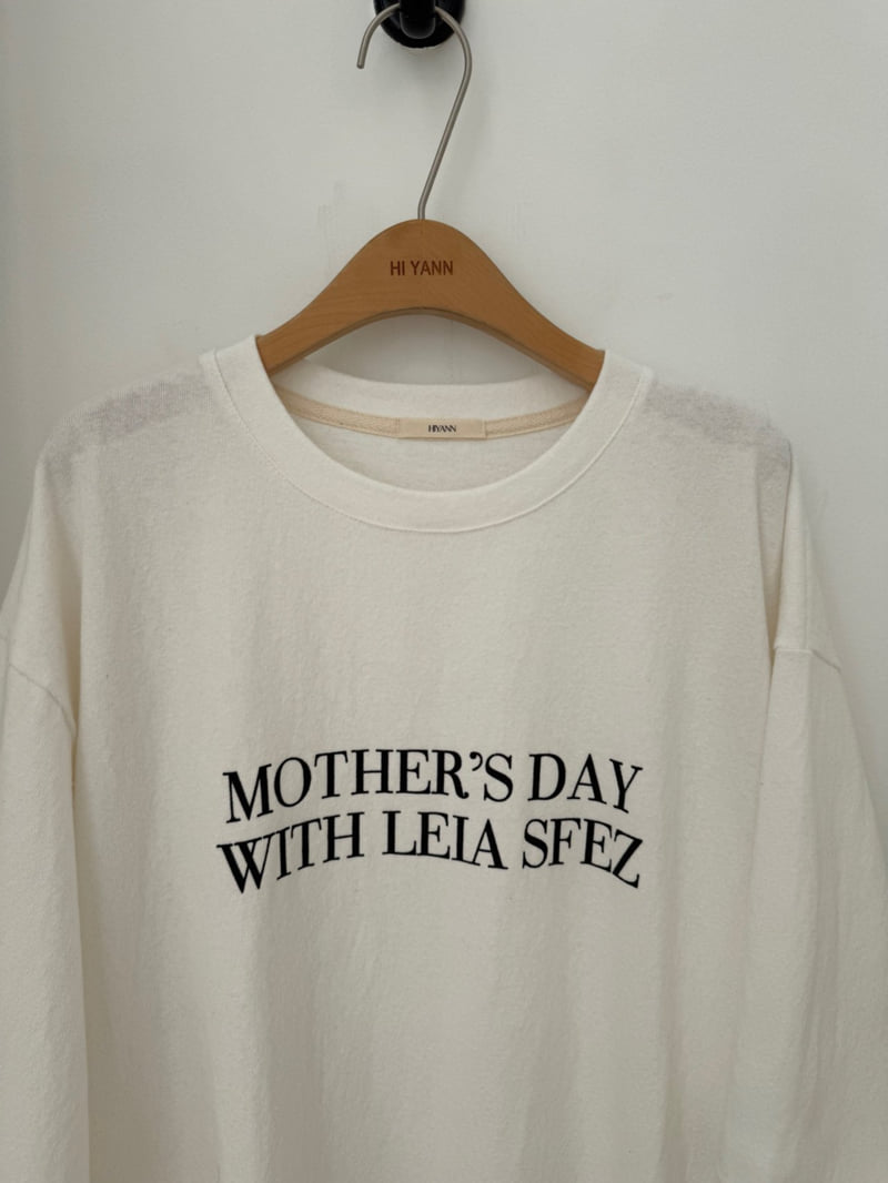 Hiyann - Korean Women Fashion - #momslook - Peach Song Sleeve Tee - 4