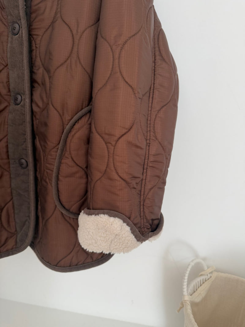 Hiyann - Korean Women Fashion - #pursuepretty - Quilted Fleece Jacket - 7