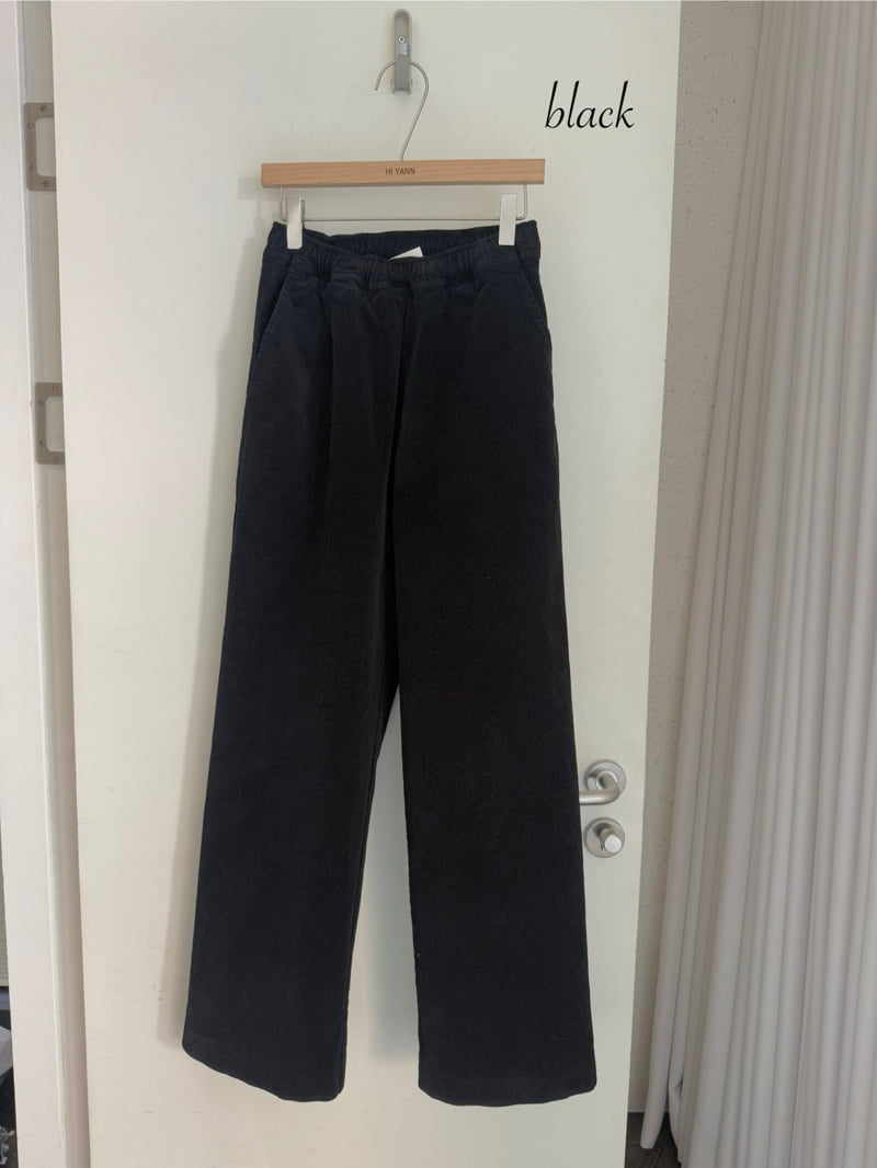 Hiyann - Korean Women Fashion - #vintageinspired - Corduroy Soft Pants - 9