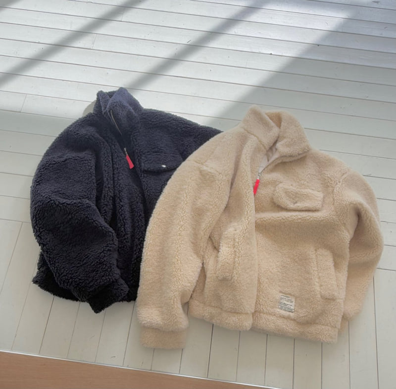 Hiyann - Korean Women Fashion - #vintagekidsstyle - Half Open Fleece Jacket - 9