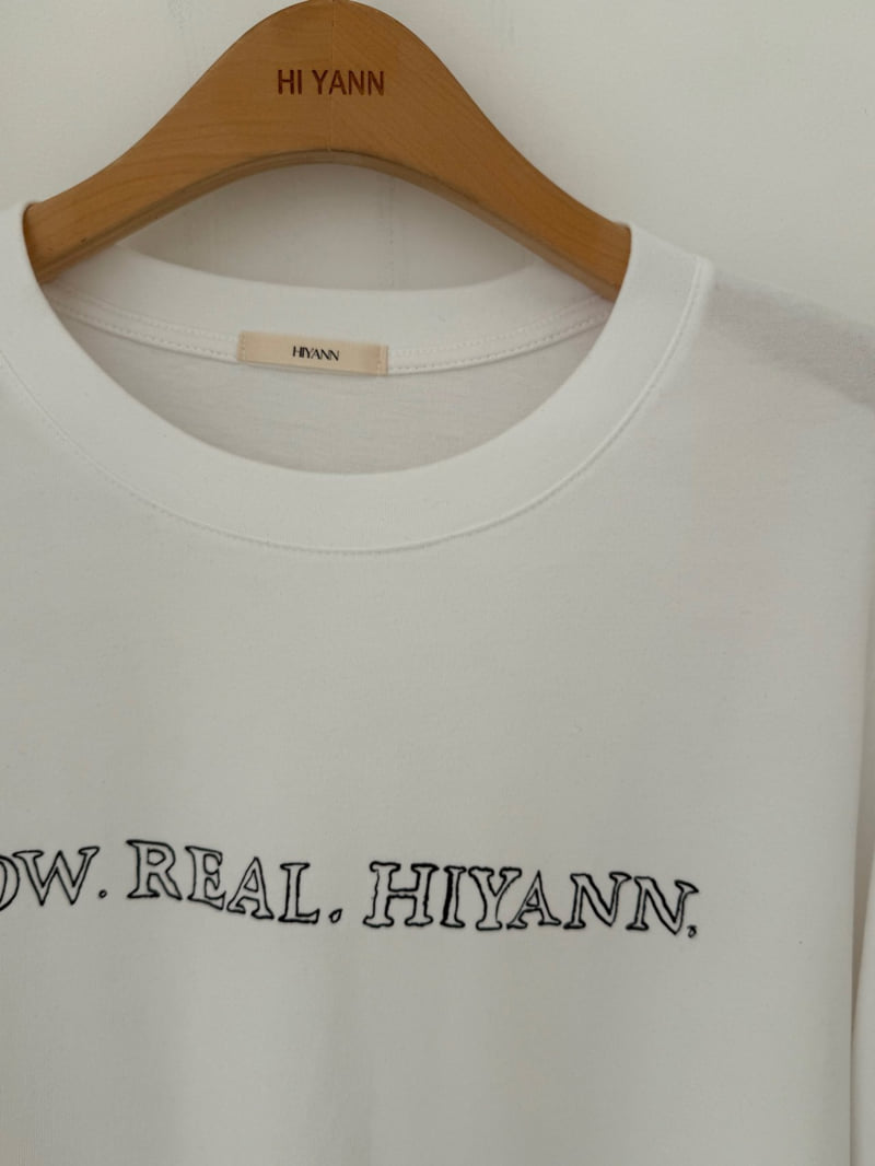 Hiyann - Korean Women Fashion - #momslook - Peach Raw Long Sleeve Tee - 4