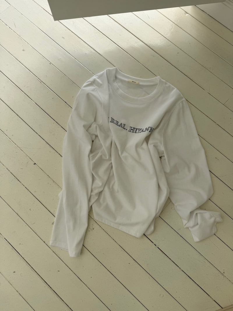 Hiyann - Korean Women Fashion - #womensfashion - Peach Raw Long Sleeve Tee - 8