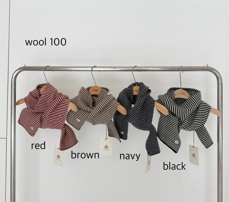 Hiyann - Korean Women Fashion - #womensfashion - N Wool Stripe Muffler