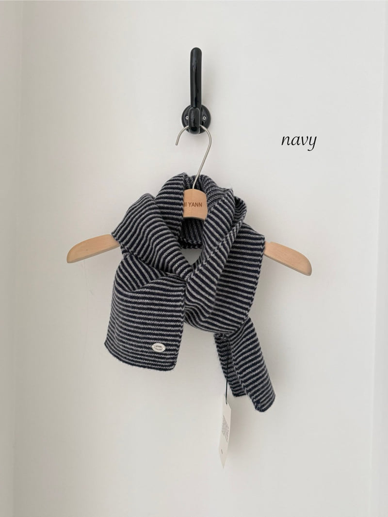 Hiyann - Korean Women Fashion - #womensfashion - N Wool Stripe Muffler - 5