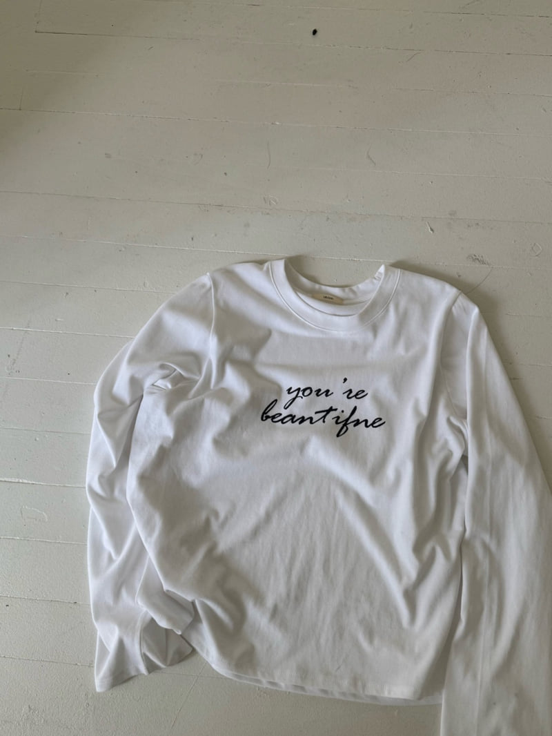 Hiyann - Korean Women Fashion - #womensfashion - Peach Script Tee - 7
