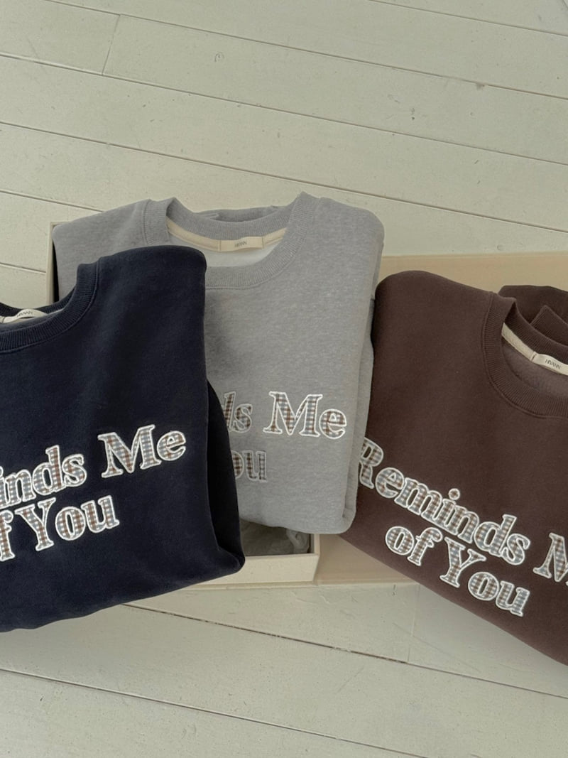Hiyann - Korean Women Fashion - #womensfashion - Check Embroidery Double Fleece Sweatshirt - 12