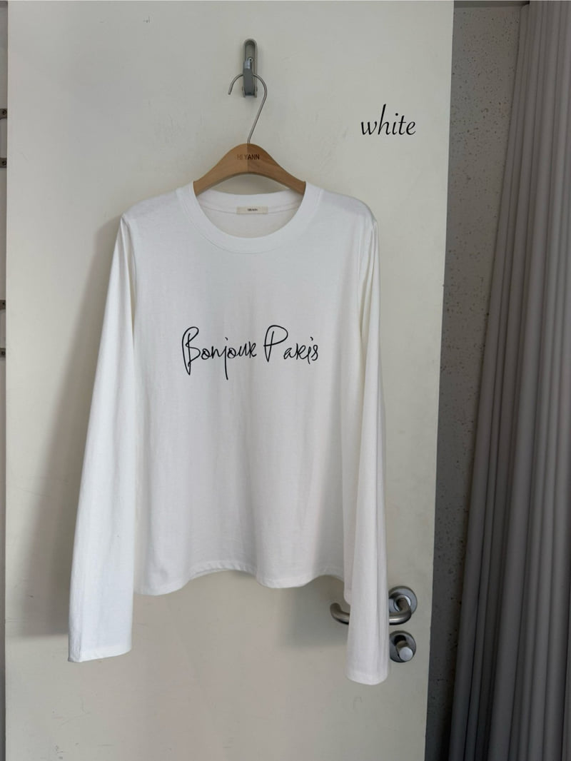 Hiyann - Korean Women Fashion - #womensfashion - Peach Paris Tee - 3