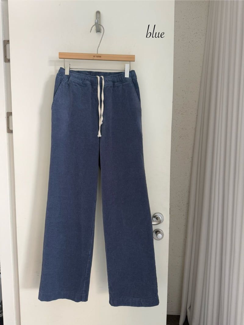 Hiyann - Korean Women Fashion - #momslook - Corduroy Soft Pants - 4