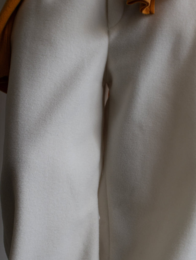 Inssense - Korean Women Fashion - #momslook - Side Panel Line Detail Fleece Jogger Pants - 11