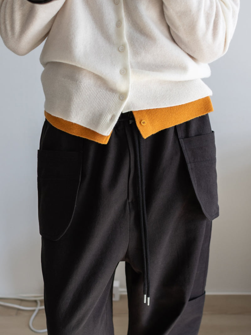 Inssense - Korean Women Fashion - #pursuepretty - Peach Washed Multi Pocket Cargo Wide Pants - 5