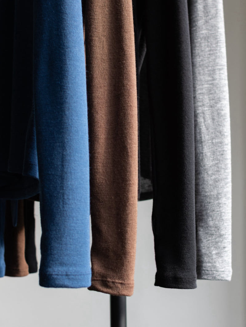 Inssense - Korean Women Fashion - #womensfashion - High Neck Tie Detail Warmer Tee - 10
