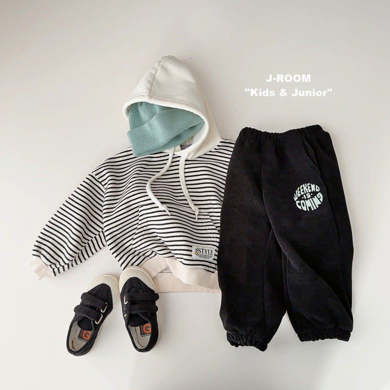 J-Room - Korean Children Fashion - #Kfashion4kids - Coming Fleece Jogger Pants - 8