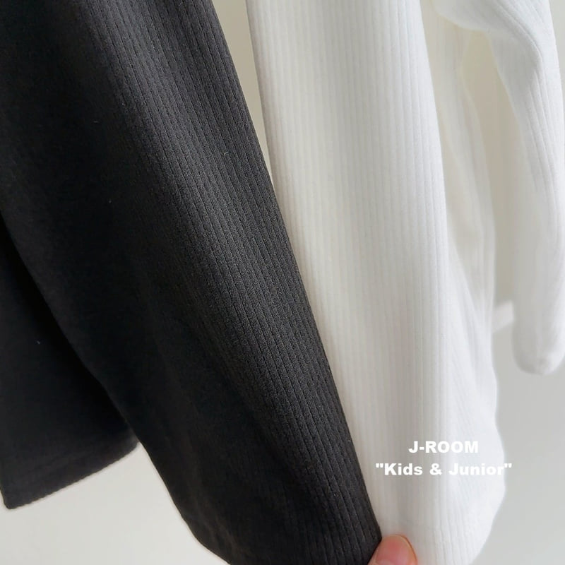 J-Room - Korean Children Fashion - #kidzfashiontrend - Basic Ribbed Turtleneck Tee - 4