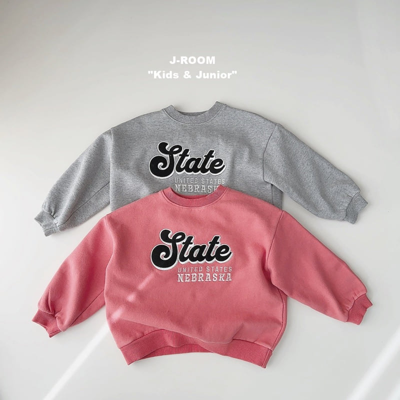 J-Room - Korean Children Fashion - #prettylittlegirls - State Patch Sweatshirt - 4