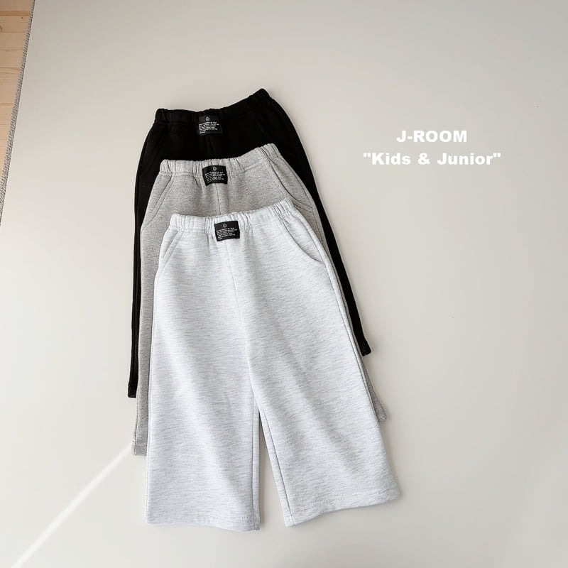 J-Room - Korean Children Fashion - #childofig - Point Fleece Wide Pants - 2