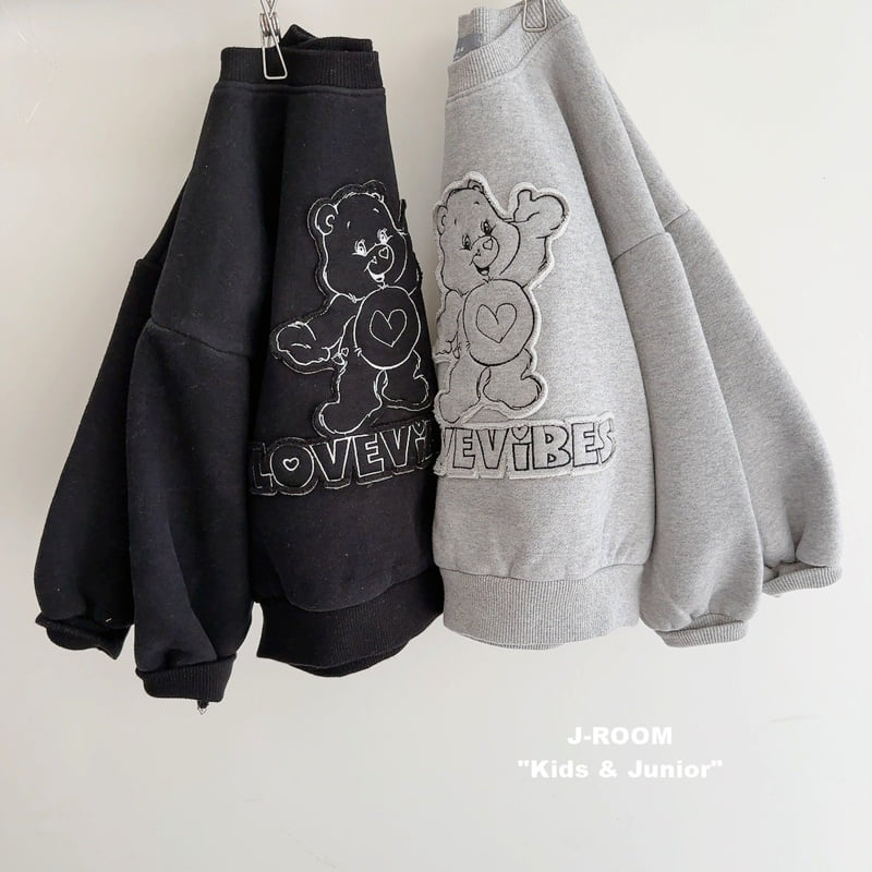 J-Room - Korean Children Fashion - #childrensboutique - Vibe Patch Fleece Sweatshirt - 3