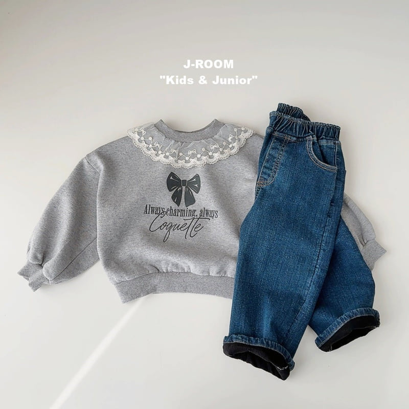 J-Room - Korean Children Fashion - #childrensboutique - Interlock Stretch Straight Jeans - 10