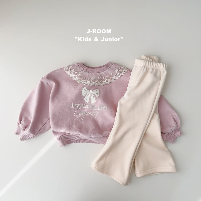 J-Room - Korean Children Fashion - #childrensboutique - Fine Rib Velour Bootcut Pants - 9