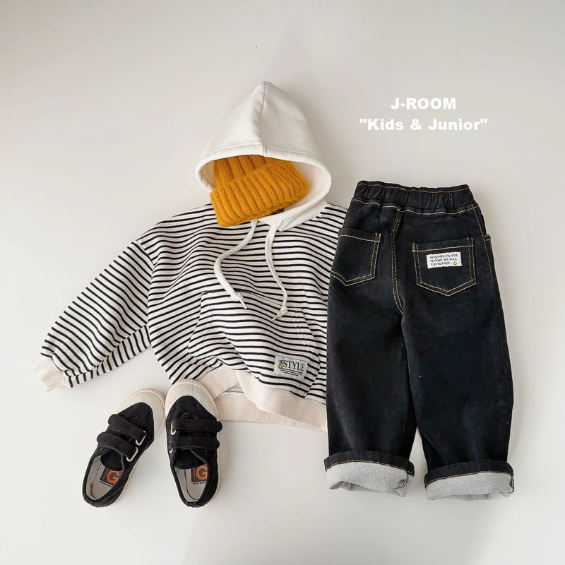 J-Room - Korean Children Fashion - #designkidswear - Basic Stretch Black Jeans - 8