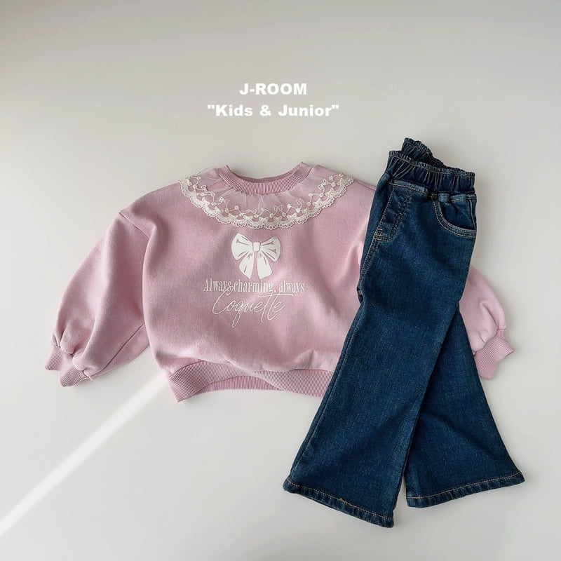 J-Room - Korean Children Fashion - #designkidswear - Mink Stretch Denim Bootcut Pants - 5