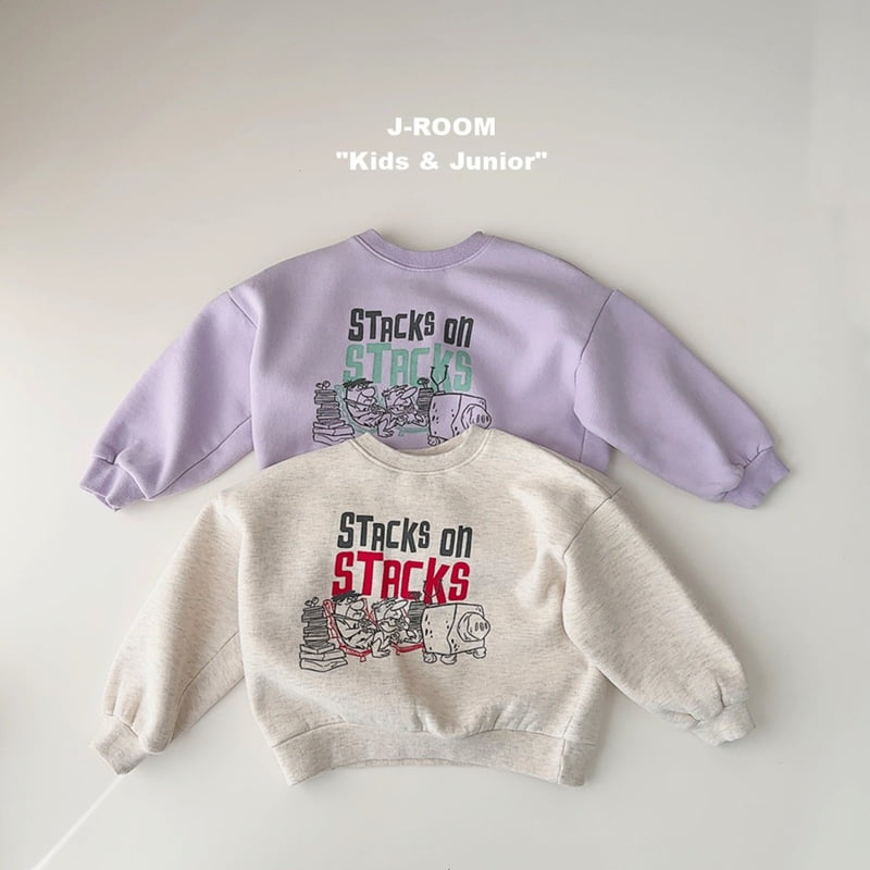 J-Room - Korean Children Fashion - #designkidswear - Stacks Sweatshirt