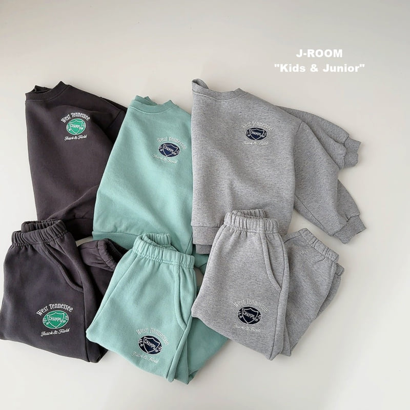 J-Room - Korean Children Fashion - #designkidswear - Champ Embroidery Jogger Pants - 7