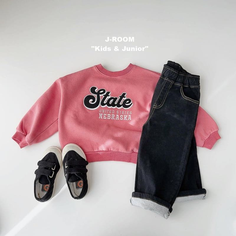 J-Room - Korean Children Fashion - #discoveringself - State Patch Sweatshirt - 8
