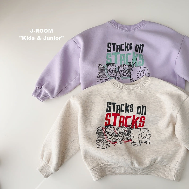 J-Room - Korean Children Fashion - #discoveringself - Stacks Sweatshirt - 2