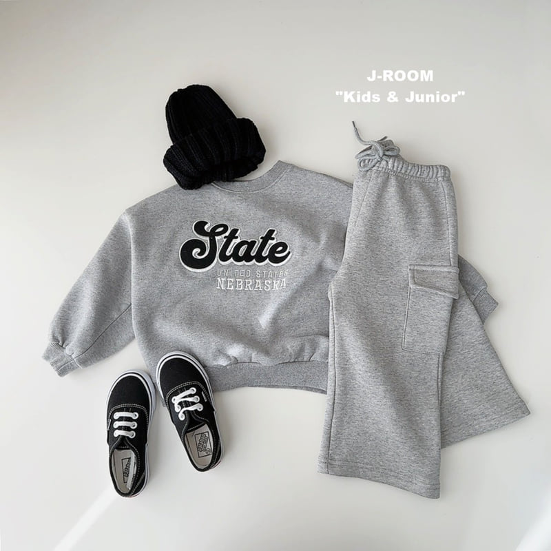 J-Room - Korean Children Fashion - #fashionkids - State Patch Sweatshirt - 9