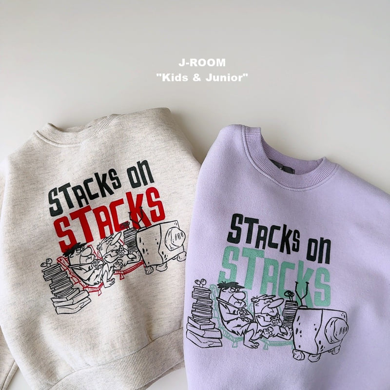 J-Room - Korean Children Fashion - #fashionkids - Stacks Sweatshirt - 3