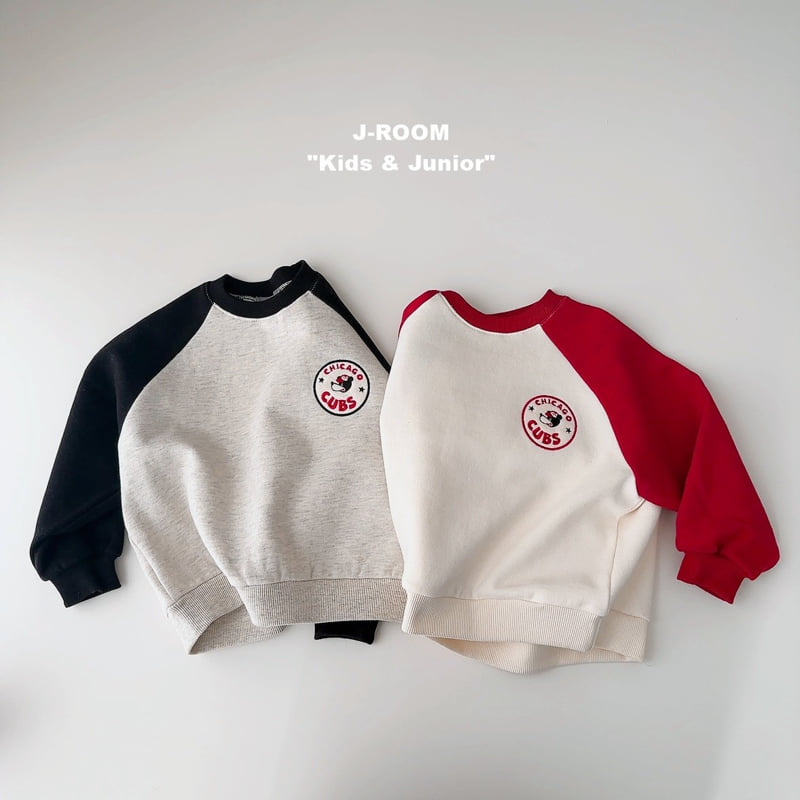 J-Room - Korean Children Fashion - #fashionkids - Chicago Raglan Sweatshirt