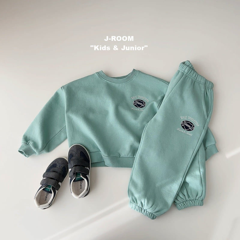 J-Room - Korean Children Fashion - #fashionkids - Champ Embroidery Jogger Pants - 9