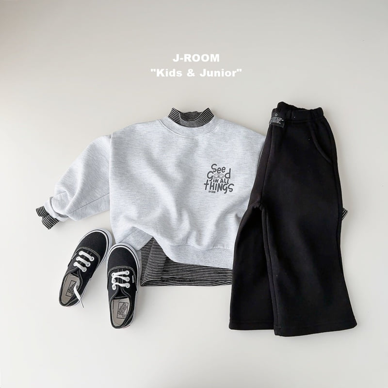 J-Room - Korean Children Fashion - #fashionkids - Point Fleece Wide Pants - 6