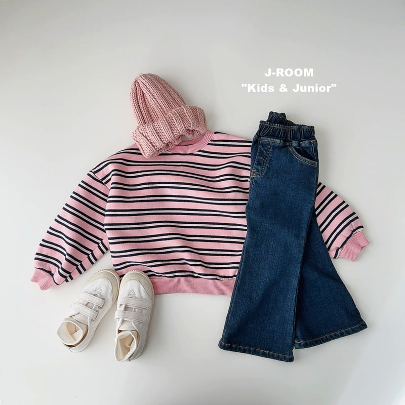 J-Room - Korean Children Fashion - #kidsshorts - Mink Stretch Denim Bootcut Pants - 8