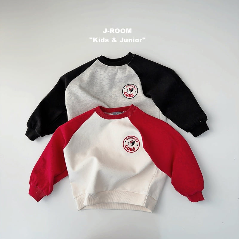J-Room - Korean Children Fashion - #kidsshorts - Chicago Raglan Sweatshirt - 2