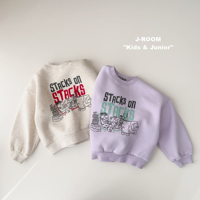 J-Room - Korean Children Fashion - #kidsstore - Stacks Sweatshirt - 5