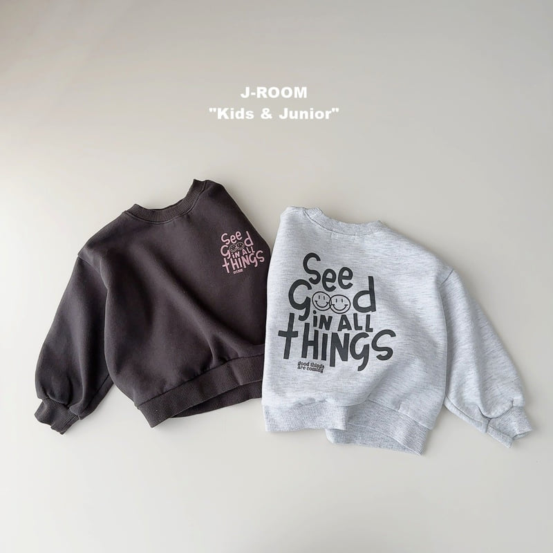 J-Room - Korean Children Fashion - #kidzfashiontrend - Good Smile Sweatshirt