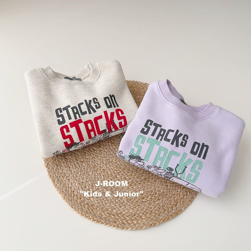 J-Room - Korean Children Fashion - #kidzfashiontrend - Stacks Sweatshirt - 6