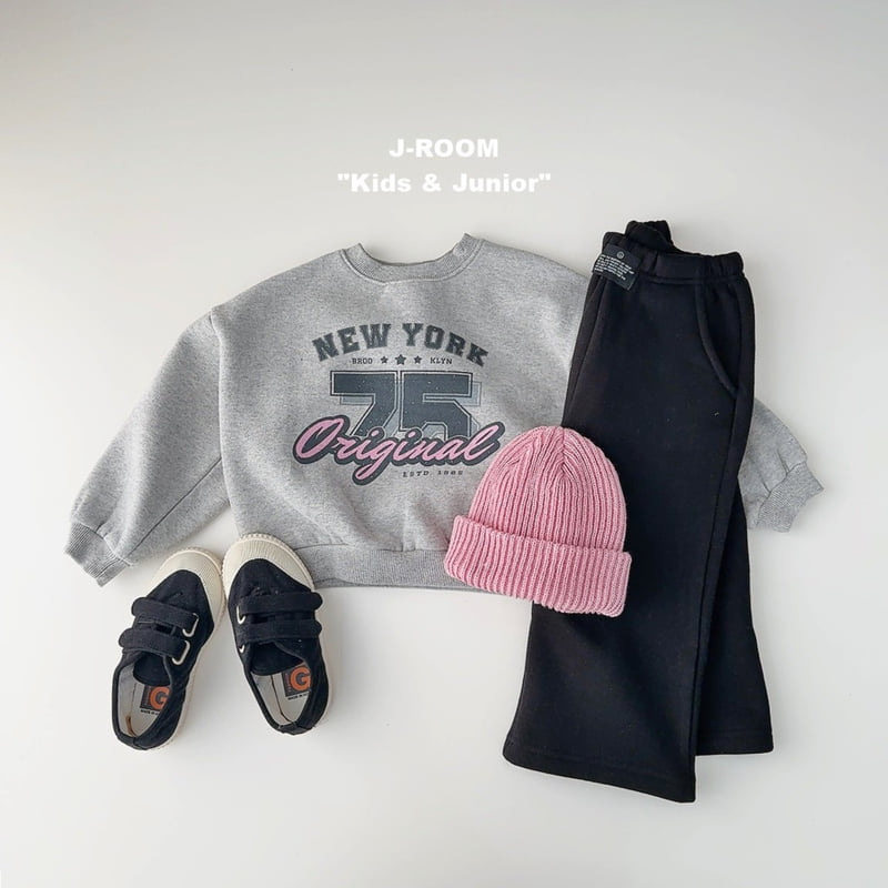 J-Room - Korean Children Fashion - #kidzfashiontrend - Point Fleece Wide Pants - 9