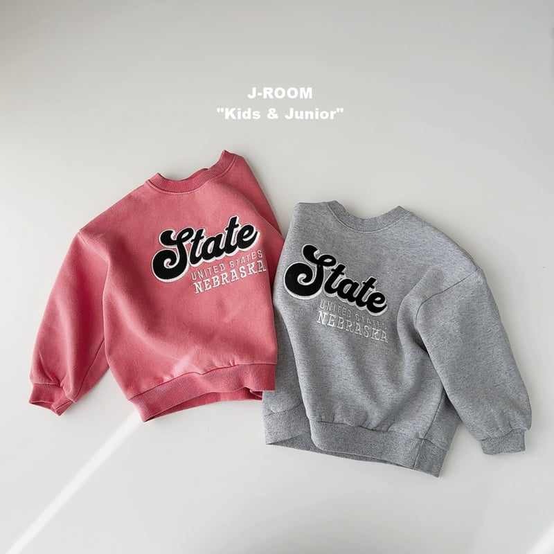 J-Room - Korean Children Fashion - #magicofchildhood - State Patch Sweatshirt
