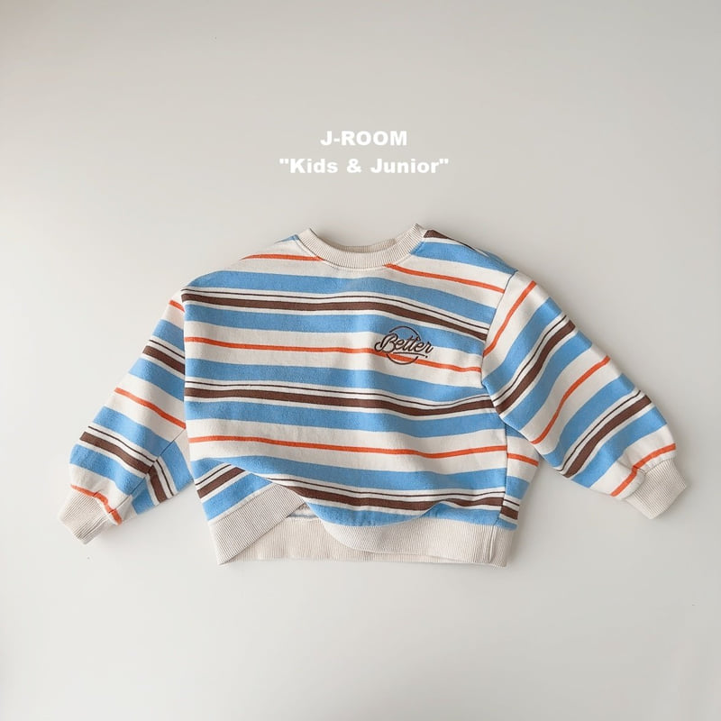 J-Room - Korean Children Fashion - #magicofchildhood - Barrel Stripe Sweatshirt - 11