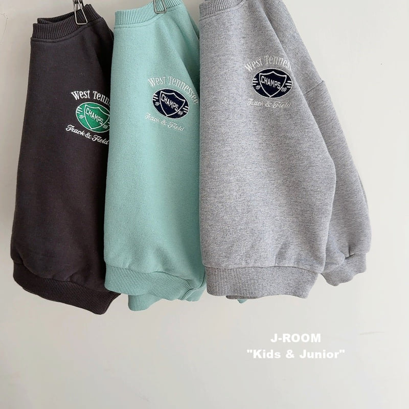 J-Room - Korean Children Fashion - #minifashionista - Champ Embroidery Sweatshirt - 3