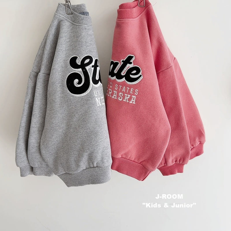 J-Room - Korean Children Fashion - #prettylittlegirls - State Patch Sweatshirt - 3