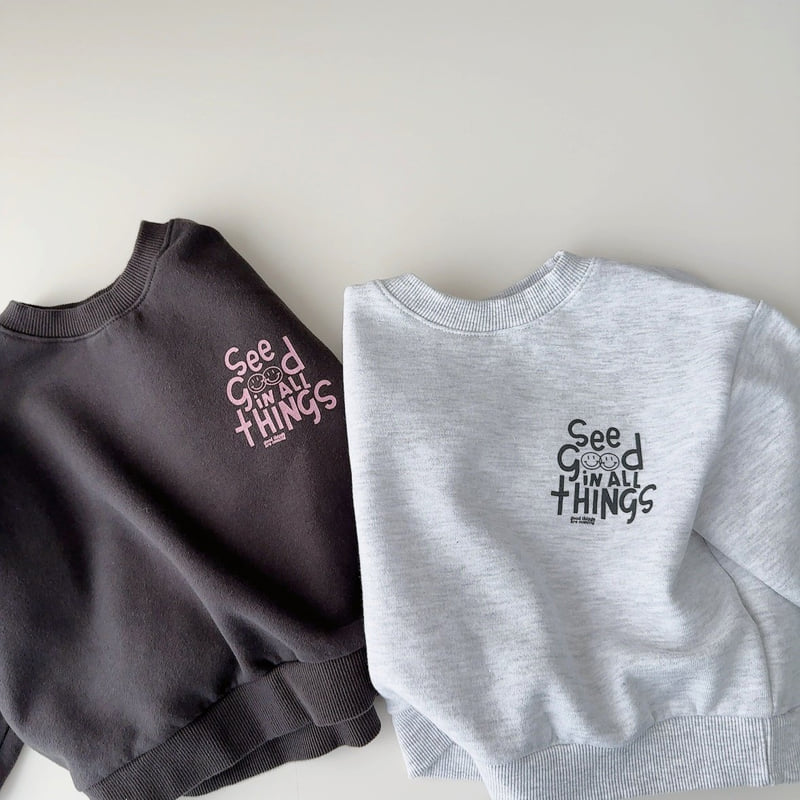 J-Room - Korean Children Fashion - #prettylittlegirls - Good Smile Sweatshirt - 11