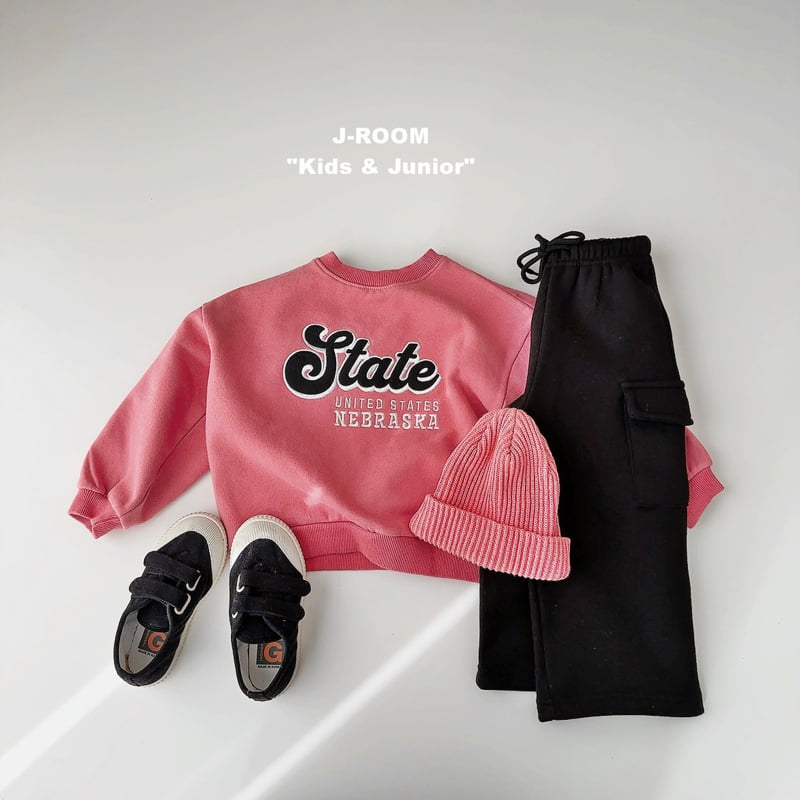 J-Room - Korean Children Fashion - #prettylittlegirls - State Patch Sweatshirt - 10