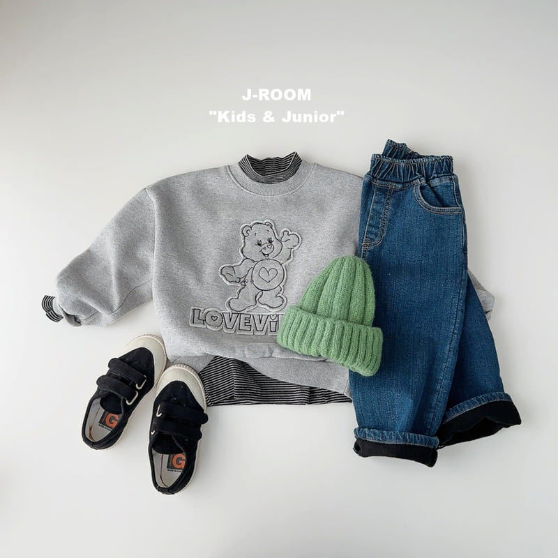 J-Room - Korean Children Fashion - #prettylittlegirls - Interlock Stretch Straight Jeans - 7