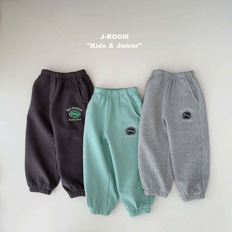 J-Room - Korean Children Fashion - #prettylittlegirls - Champ Embroidery Jogger Pants - 3